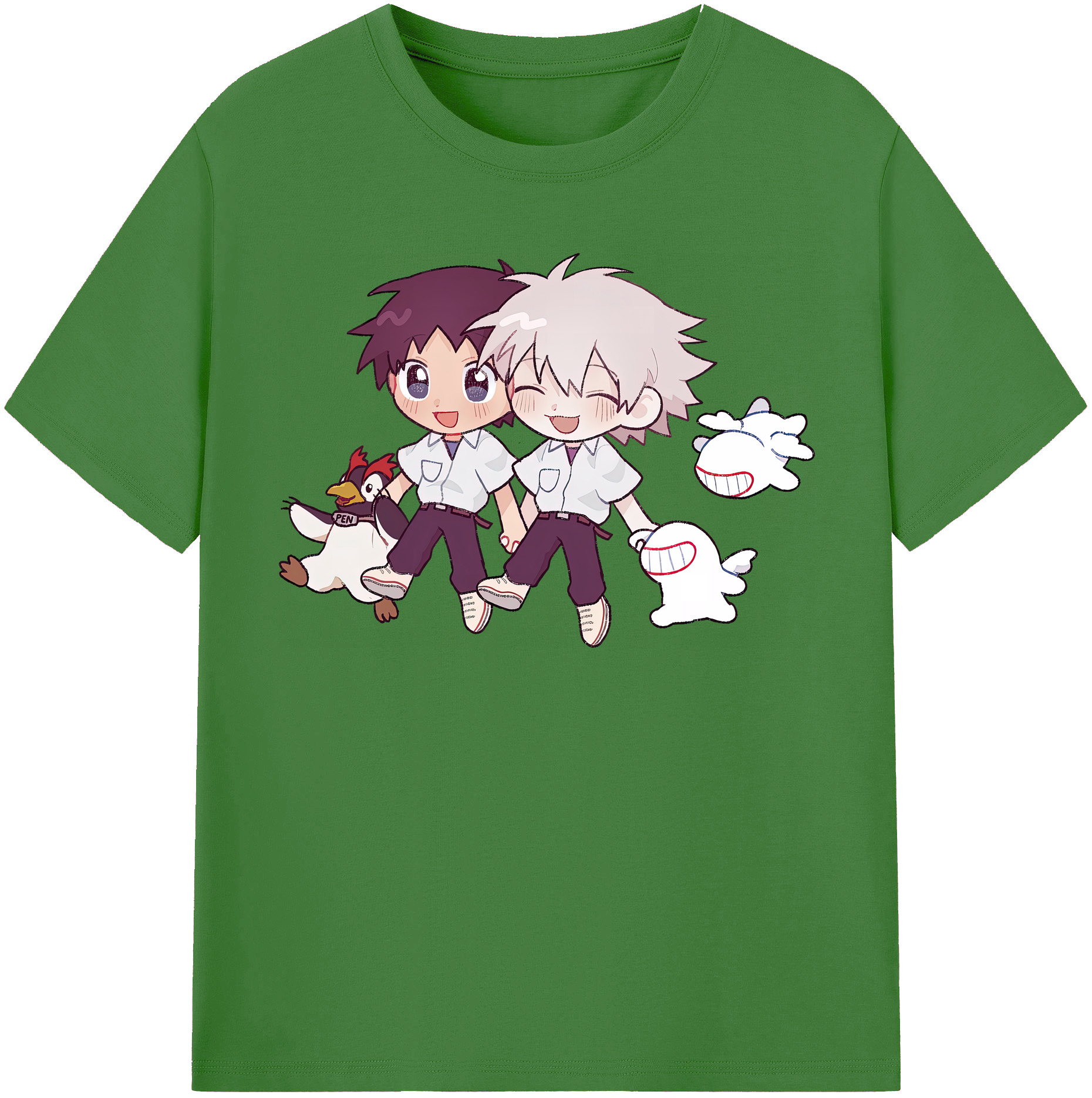 （画像用） EVA 新世紀エヴァンゲリオン レディースカジュアルプリントTシャツ（綿100％）